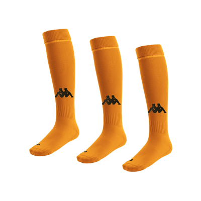 Chaussettes orange fluo penao kappa foot rugby
