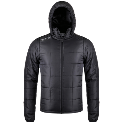 Veste, doudoune bleu marine, kappa, manches amovibles