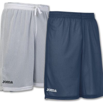 short reversible, basket, vert, blanc, Joma