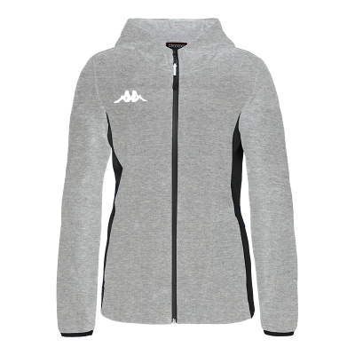 marzama, veste, femme, kappa, noire