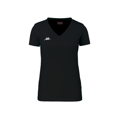 MELETI, TSHIRT, ORANGE, FEMME, KAPPA, COL V